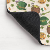 Vintages Irland-Ikonen-Muster Mousepad (Ecke)
