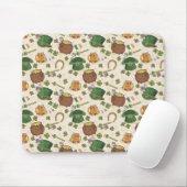 Vintages Irland-Ikonen-Muster Mousepad (Mit Mouse)