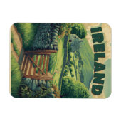 Vintages Irland Landschaft Magnet (Horizontal)