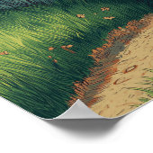 Vintages Irland Landschaft Poster (Ecke)