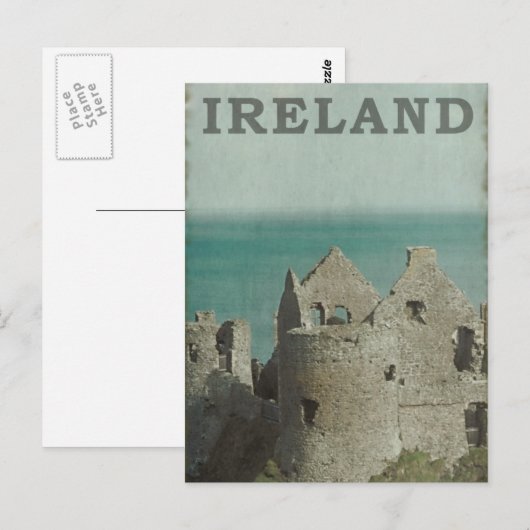 Vintages Irland Postkarte (Vorne/Hinten)