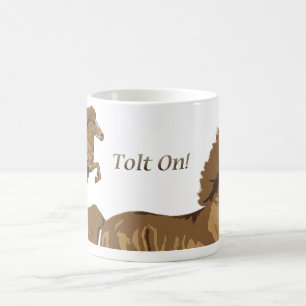 Vintages Island der 1930er Jahre Kaffeetasse