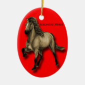 Vintages Isländisch Keramik Ornament (Vorne)