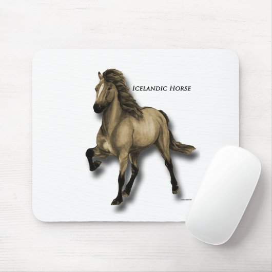 Vintages Isländisch Mousepad (Mit Mouse)