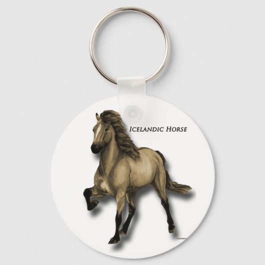 Vintages Isländisch Schlüsselanhänger (Vorderseite)