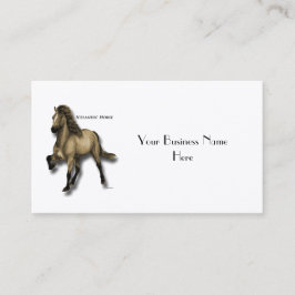 Vintages Isländisch Visitenkarte