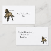 Vintages Isländisch Visitenkarte (Vorne/Hinten)