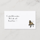 Vintages Isländisch Visitenkarte (Rückseite)