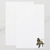 Vintages isländisches Pferd Briefpapier (Vorne/Hinten)