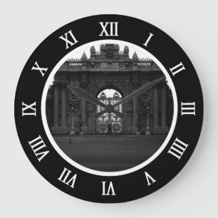 Vintages Istanbul Dolmabahçe Palast Tor 1970 Butto Große Wanduhr
