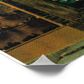 Vintages Italien, Bellagio, Treppenstrasse Poster (Ecke)