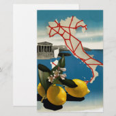 Vintages Italien Briefpapier (Vorne/Hinten)