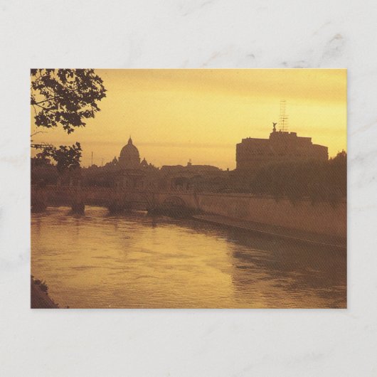 Vintages Italien, Castello Sant'Angelo Postkarte (Vorderseite)