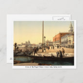 Vintages Italien, Doges Palace Venice Postkarte (Vorne/Hinten)