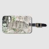 Vintages Italien - Gepäckmarke Gepäckanhänger (Vorderseite (Horizontal))