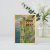 Vintages Italien - Italienisches Kloster Postkarte (Stehend Vorderseite)