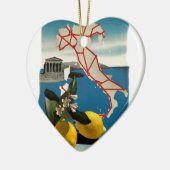 Vintages Italien Keramikornament (Links)