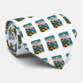 Vintages Italien Krawatte (Gerollt)