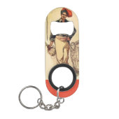 "Vintages Italien" Mini Flaschenöffner (Vorderseite)