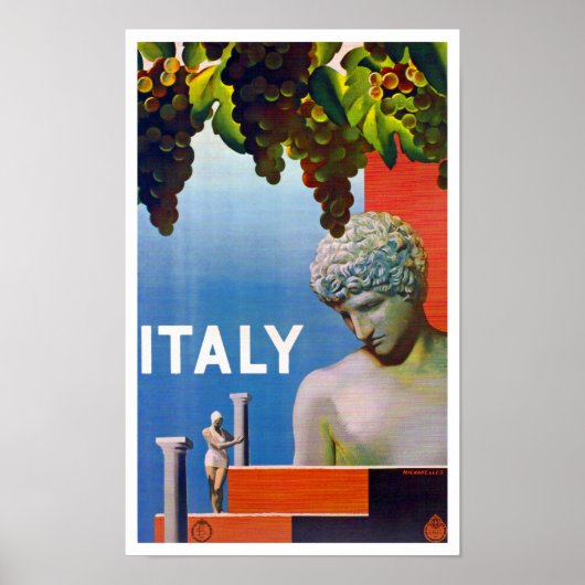 Vintages Italien Poster (Vorne)