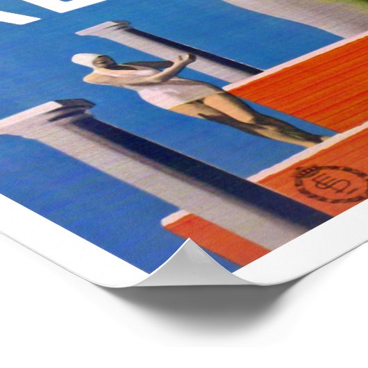 Vintages Italien Poster (Ecke)