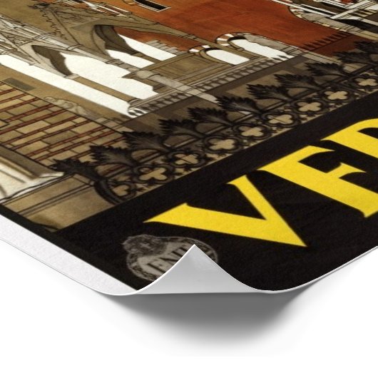 Vintages Italien Poster (Ecke)