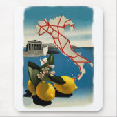 Vintages Italien Reisen Vertikale Mousepad (Vorne)