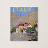 Vintages Italien Reiseroute Illustration Art Puzzle (Vertikal)