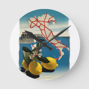 Vintages Italien Runde Wanduhr