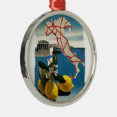 Vintages Italien Silbernes Ornament (Rechts)