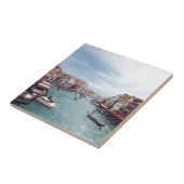 Vintages Italien - Venedig-Kanal-Foto Fliese (Seite)