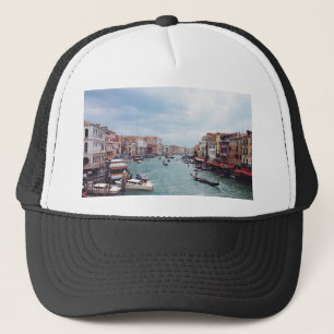 Vintages Italien - Venedig-Kanal-Foto Truckerkappe