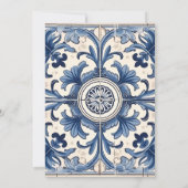 Vintages Italienisch | Citrus Orange | BRAUTPARTY Einladung (Rückseite)