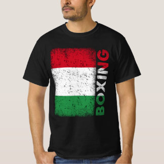 Vintages italienisches Flaggenboxen T-Shirt