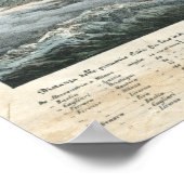 Vintages Italienisches Kartenster Poster (Ecke)