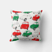 Vintages italienisches Kfz-Muster Kissen (Rückseite)