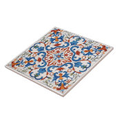 Vintages italienisches Mittelmeer-Muster Fliese (Seite)