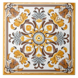 Vintages italienisches Mittelmeer-Muster Fliese