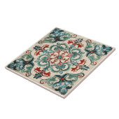 Vintages italienisches Mittelmeer-Muster Fliese (Seite)