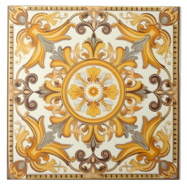 Vintages italienisches Mittelmeer-Muster Fliese