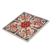 Vintages italienisches Mittelmeer-Muster Fliese (Seite)