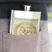 Vintages italienisches Olivenöl Decanter- Flachmann (Beispiel)