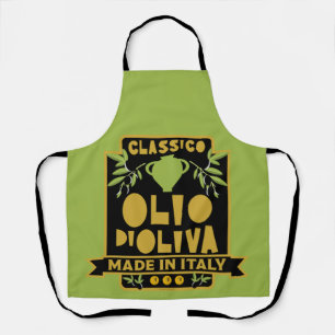 Vintages italienisches Olivenöl Schürze
