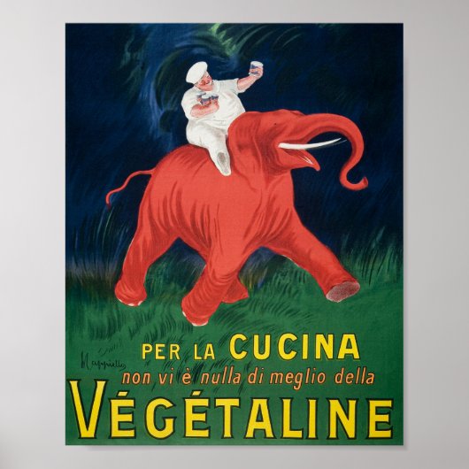 Vintages italienisches Poster (Vorne)