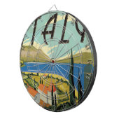 Vintages italienisches Poster Dartscheibe (Vorderseite rechts)