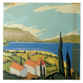 Vintages italienisches Poster Fliese (Vorderseite)