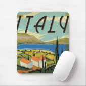 Vintages italienisches Poster Mousepad (Mit Mouse)