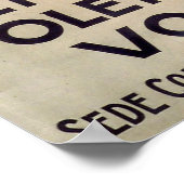 Vintages italienisches Poster von 1917 (Ecke)