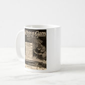 Vintages Ithaca schießt Jagdsportsman-Kaffee-Tasse Kaffeetasse (Vorderseite Links)