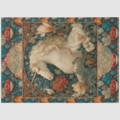 Vintages Jade und Jugendstil Seidenpapier (Vorderseite)